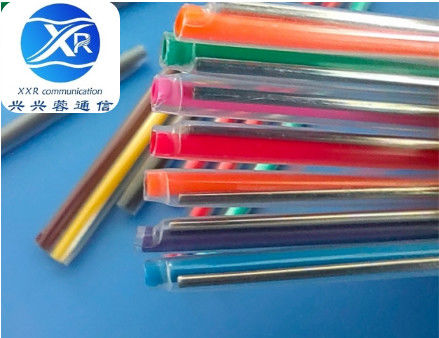 Το ζωηρόχρωμο μανίκι 5mm συναρμογών οπτικών ινών θερμότητα συρρικνώνεται 60 χιλ. Lenghth